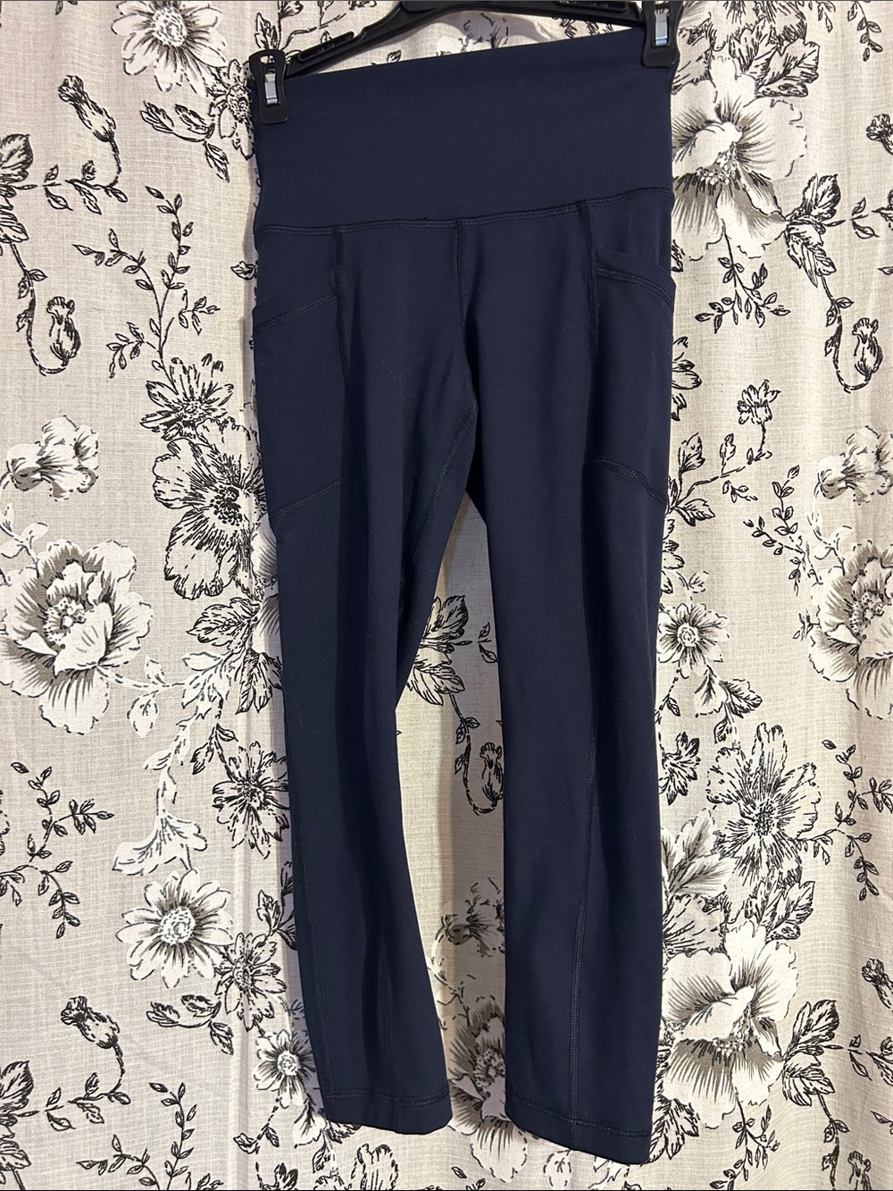 90 Degree By Reflex Dark Navy High-Waist Performance Leggings